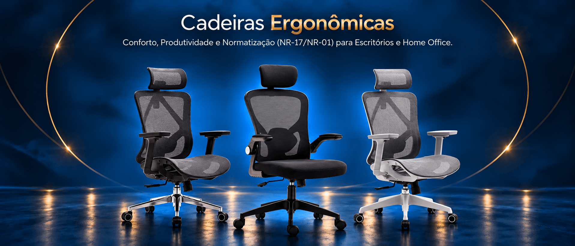 Cadeira de Escritório Dr. Office Ergo — ergonomia superior, conforto e eficiência para o seu ambiente de trabalho