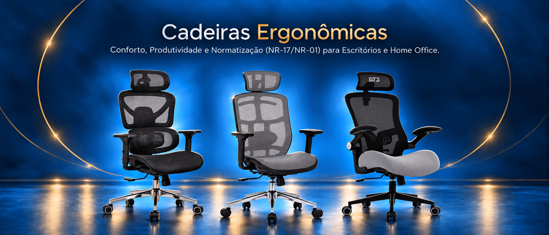 Cadeira de Escritório Dr. Office Work — conforto e ergonomia para longas jornadas de trabalho