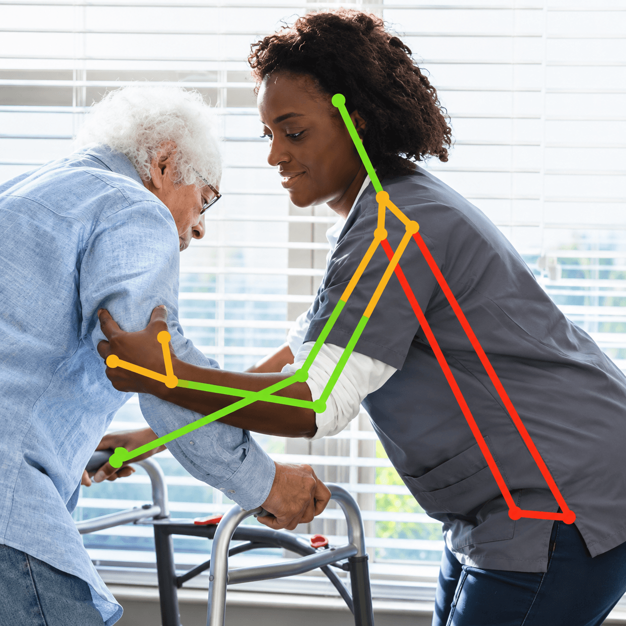 Análise postural em atendimento hospitalar